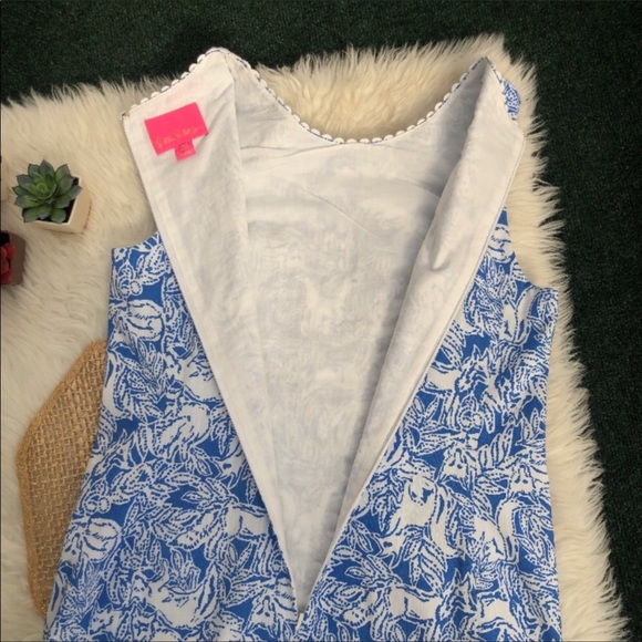 Lilly Pulitzer Melani Shift Dress Fancy Feet - Picture 6 of 12